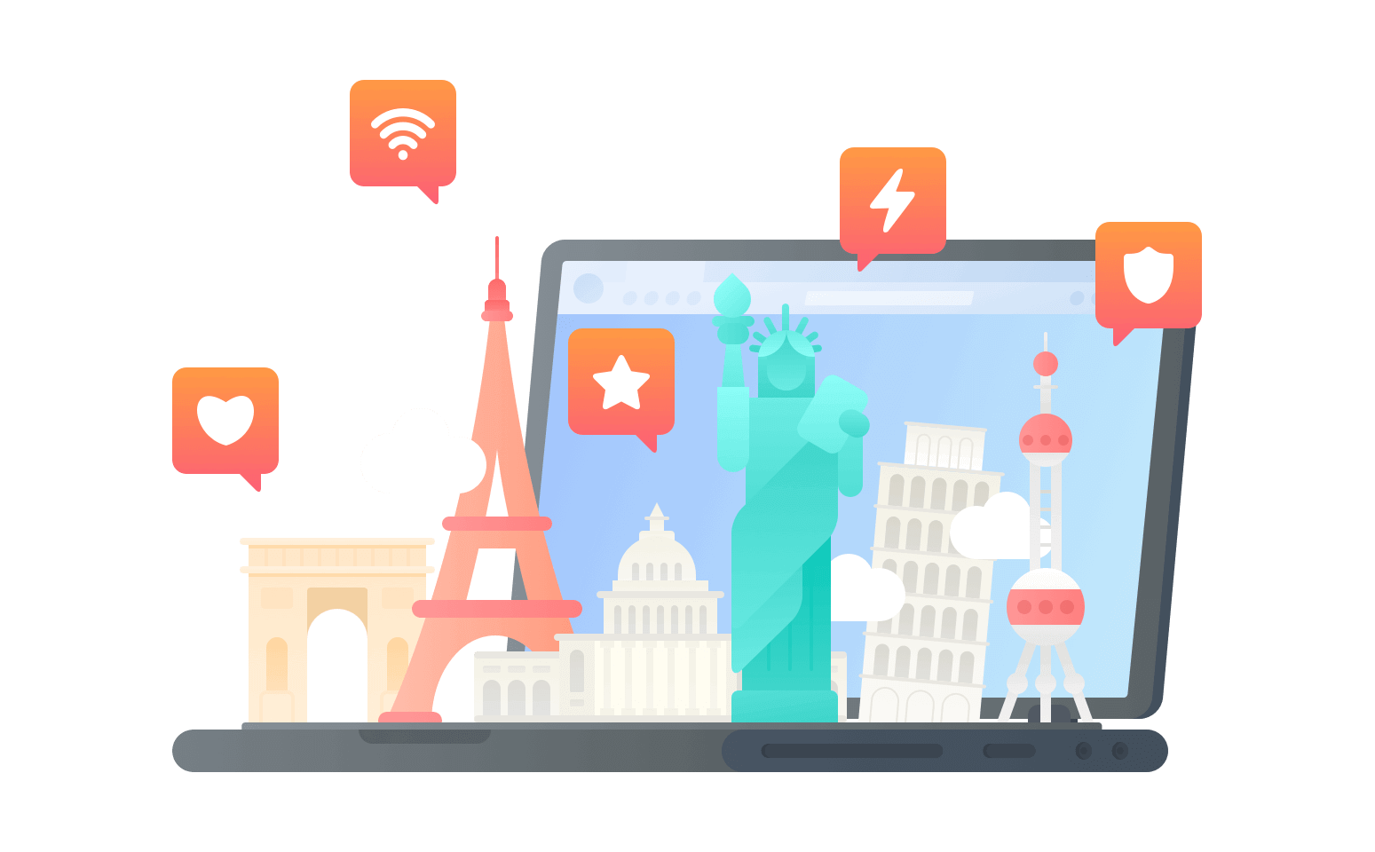 在阿拉伯利比亚民众国通过VPN看国内视频 - 快帆VPN